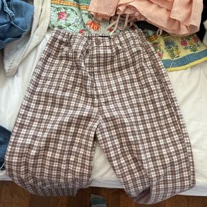 Brandy Melville checkered pants